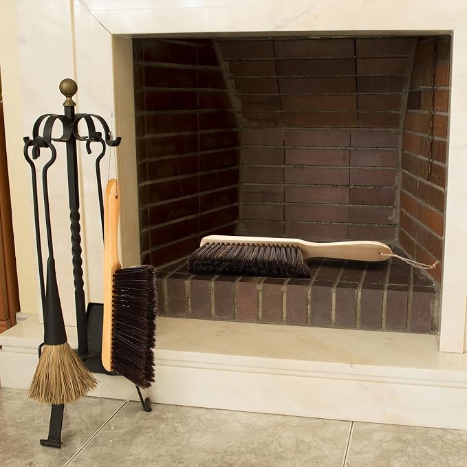 Patelai 2 Pieces Wooden Bench Brushes, Soft Bristles, Long Wood Handle - Image 5