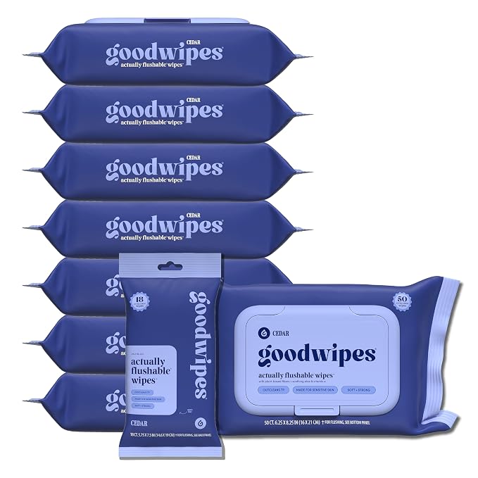 goodwipes Flushable Butt Wipes by goodwipes