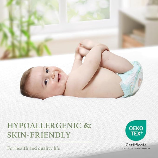 100% Waterproof Full Mattress Protector, Breathable Bamboo Rayon Mattress Cover - Image 2