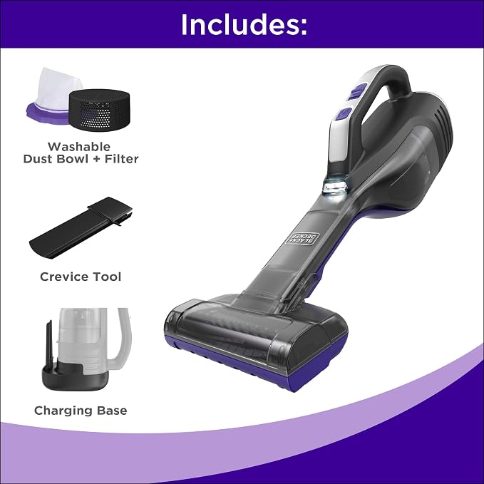 BLACK+DECKER dustbuster Reveal Pet Hair Vacuum, Hand Held Vacuum Cordless - Image 2