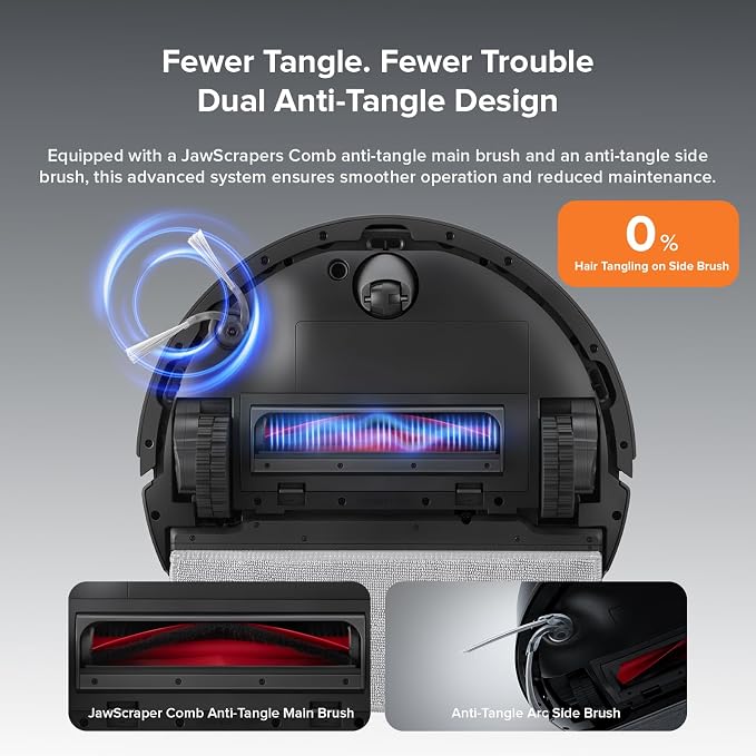 roborock Q10 X5 Robot Vacuum and Mop Combo, 000 Pa HyperForce, Dual Anti-Tangle - Image 2