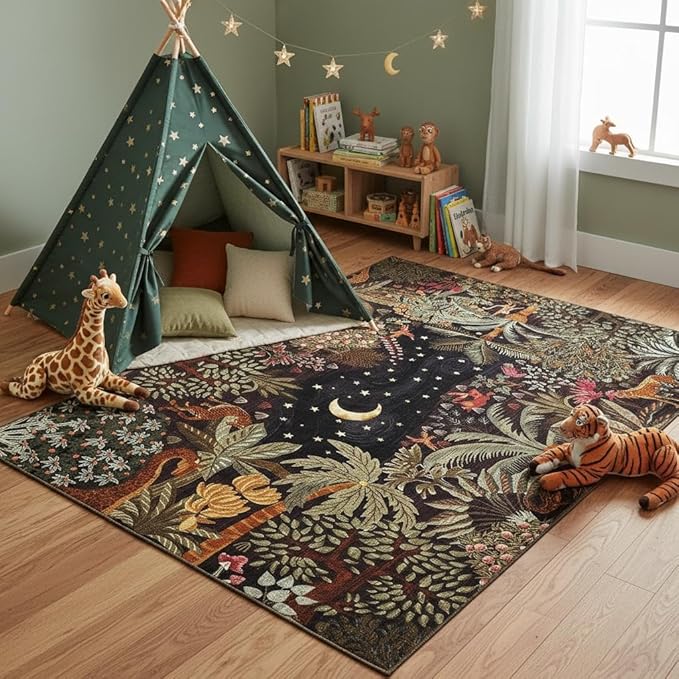 GarveeHome 4x6 Washable Area Rug by GarveeHome