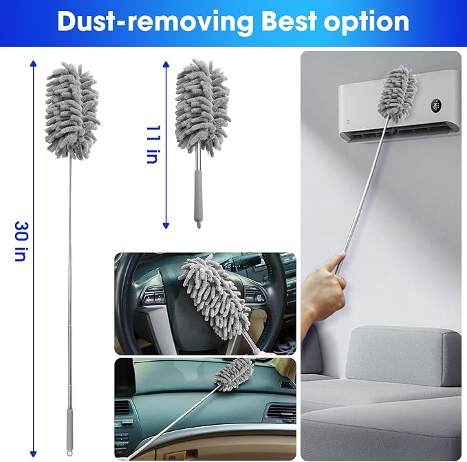 Viewsun Car Cleaning Kit, Detailing Brush Set, Windshield Cleaner, Cleaning Gel - Image 3