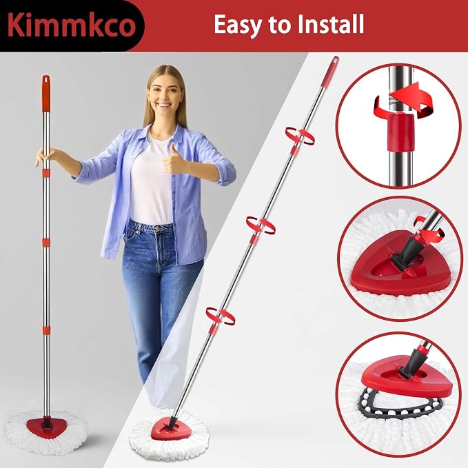 Spin Mop Head, Mop Handle Replacement - Image 5