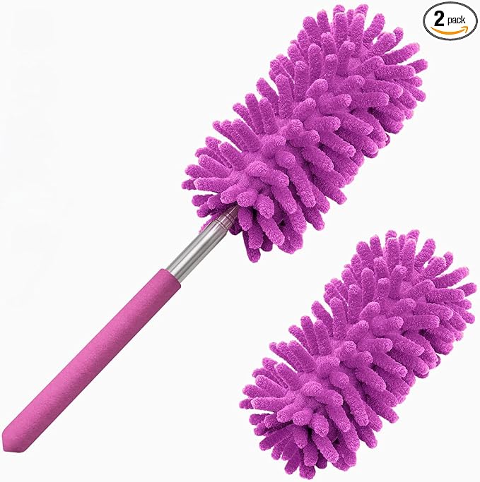 Microfiber Duster for Cleaning, Tukuos Hand Washable Dusters by Tukuos