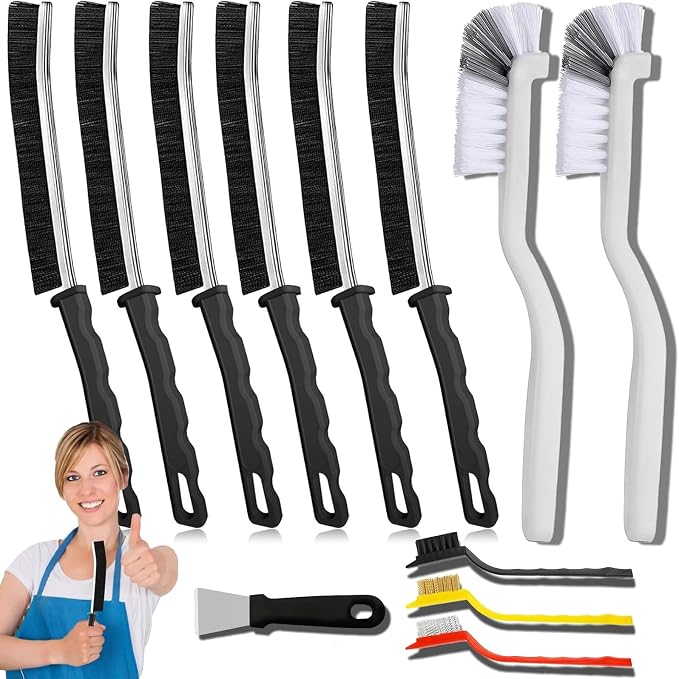 Crevice Cleaning Brush Set, Tight Spaces & More by LLQ