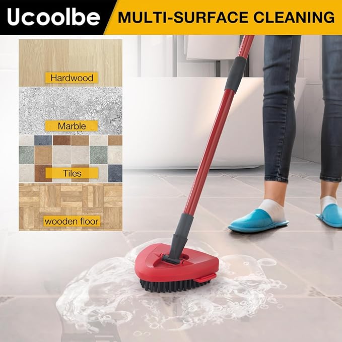 2 Pack Upgraded Spin Mop Scrub Brush Replace Head Compatible - Image 6