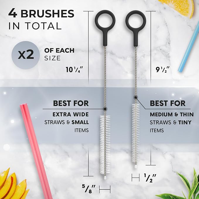 Heavy Duty Cleaning Brushes Set of 4 - Image 2