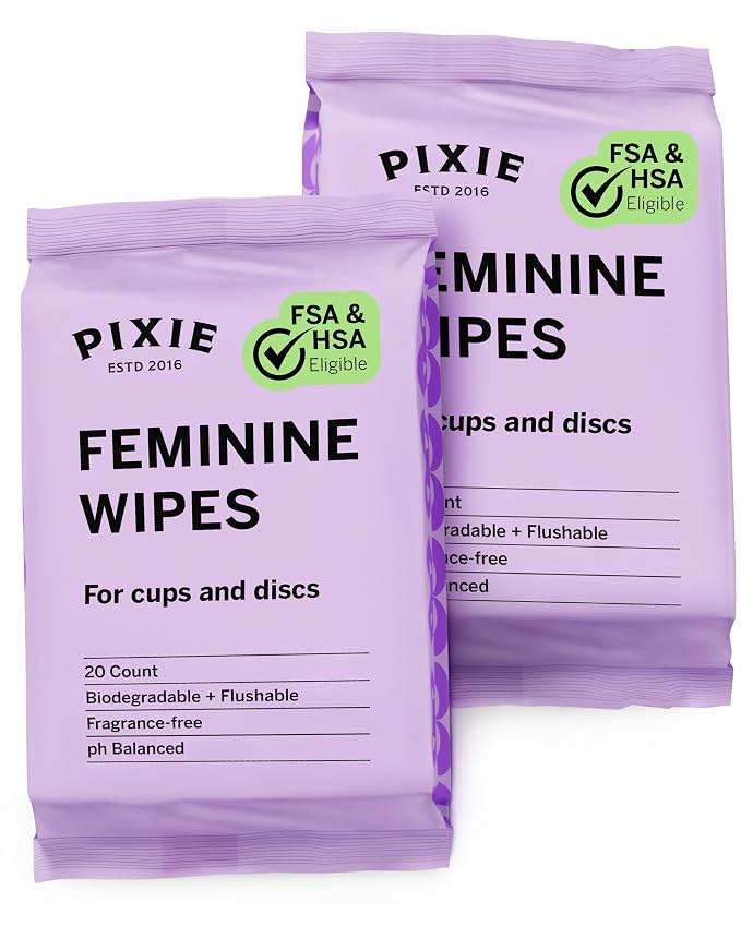Pixie Menstrual Cup Wipes by PixieDot