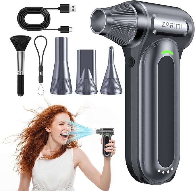 Electric Compressed Air Duster, 170000RPM High-Speed Cordless Air Blower by Unknown