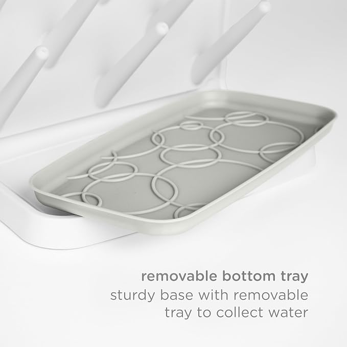 Ubbi Vertical Baby Bottle Drying Rack, Space Saving Countertop Drying Rack Baby - Image 6