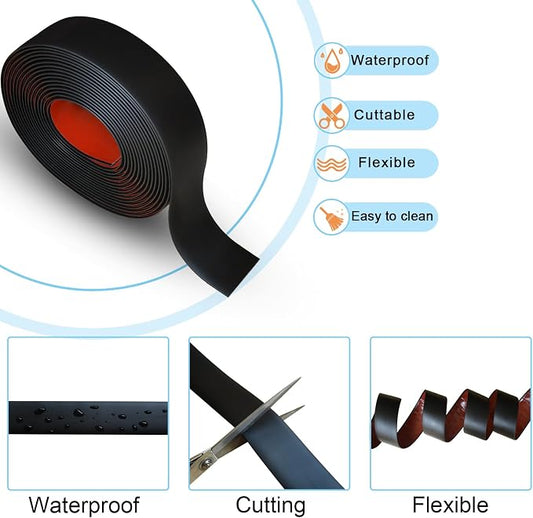 Floor/Door Flat Transition Strip & Self Adhesive Floor Vinyl Floor Edge Trim - Image 2