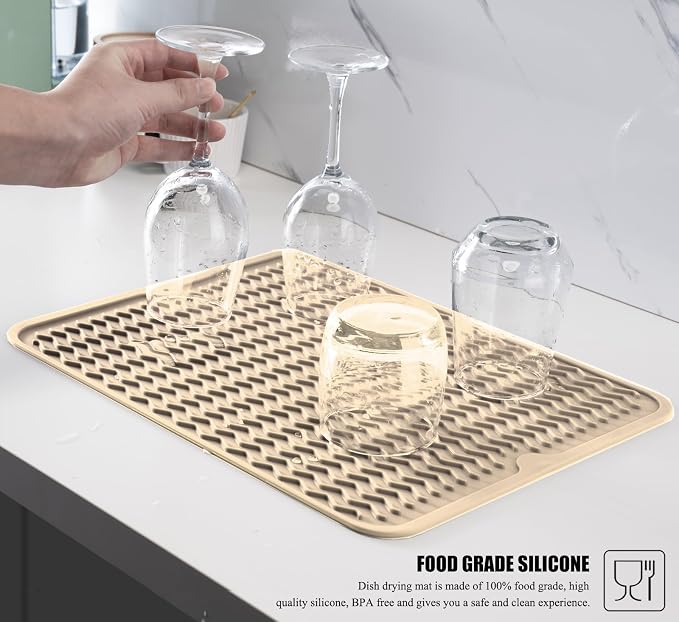 Silicone Dish Drying Mat for Multiple Usage, Easy clean, Eco-friendly, - Image 5