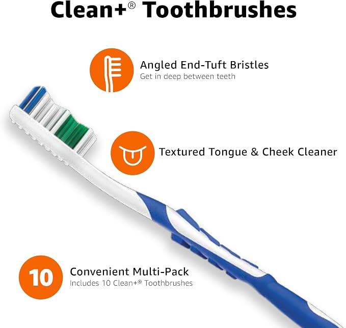Amazon Basics Clean Plus Soft Bristle Toothbrushes - Image 3