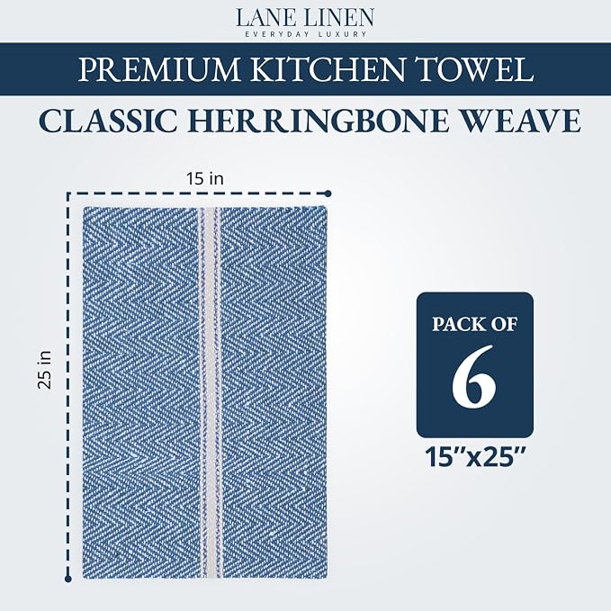 LANE LINEN Kitchen Towels Set - Image 2