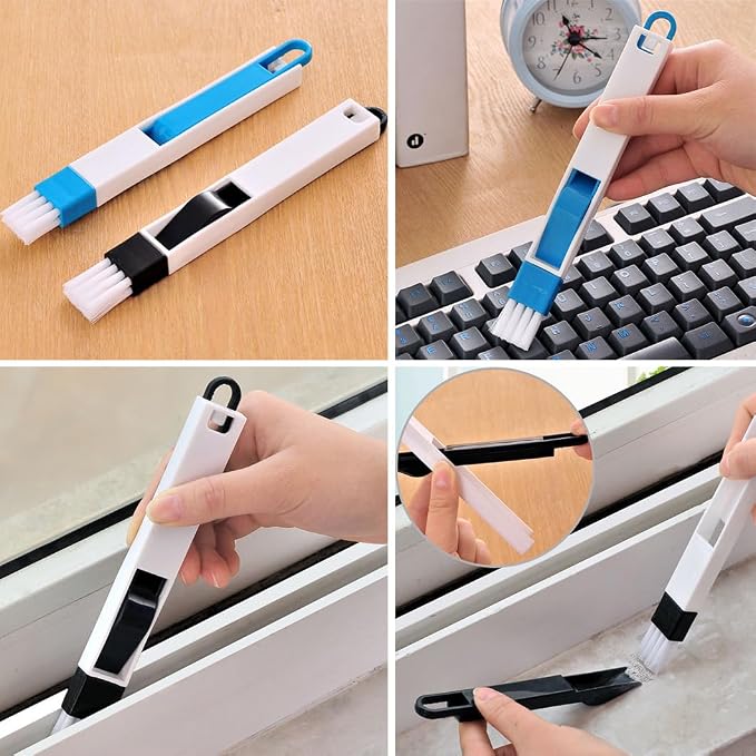 12Pcs Small Cleaning Brush, Crevice Gap Cleaning Brush, Door Window Track - Image 5
