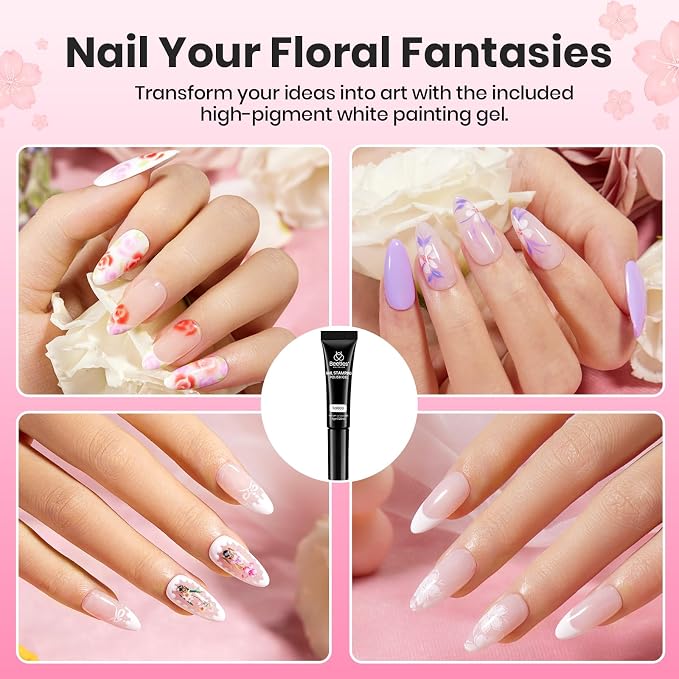 Beetles Nail Art Brushes Set for Gel Polish 3 Pcs Nail Art Design Pen and One - Image 7