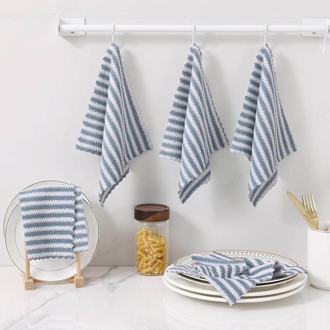 Homaxy 18 Pack Kitchen Dish Cloths, Ultra Soft and Absorbent Dish Towels - Image 6