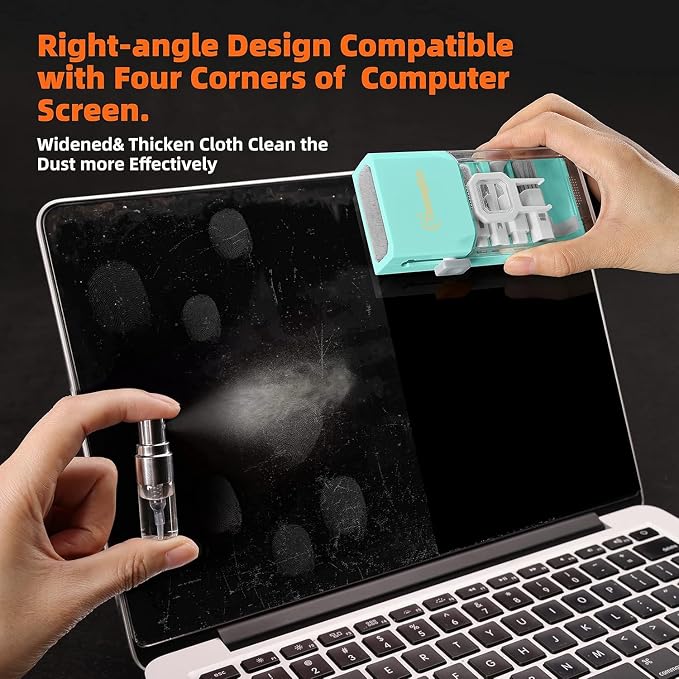 Laptop Screen Keyboard Cleaner Kit, All in 1 Electronics Cleaning Tool - Image 3