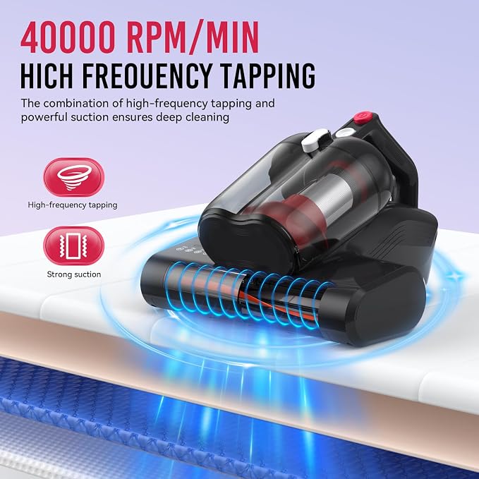 Mattress Vacuum Cleaner, 16Kpa 600W Bed Vacuum Cleaner - Image 6