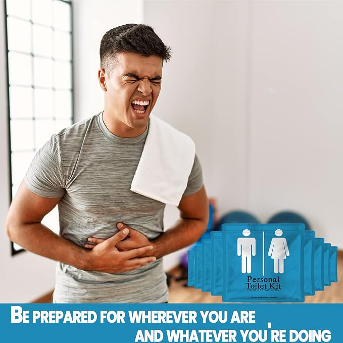 Personal Toilet Kit To Go – 10 Pack | Disposable Public Restroom Kit | - Image 4