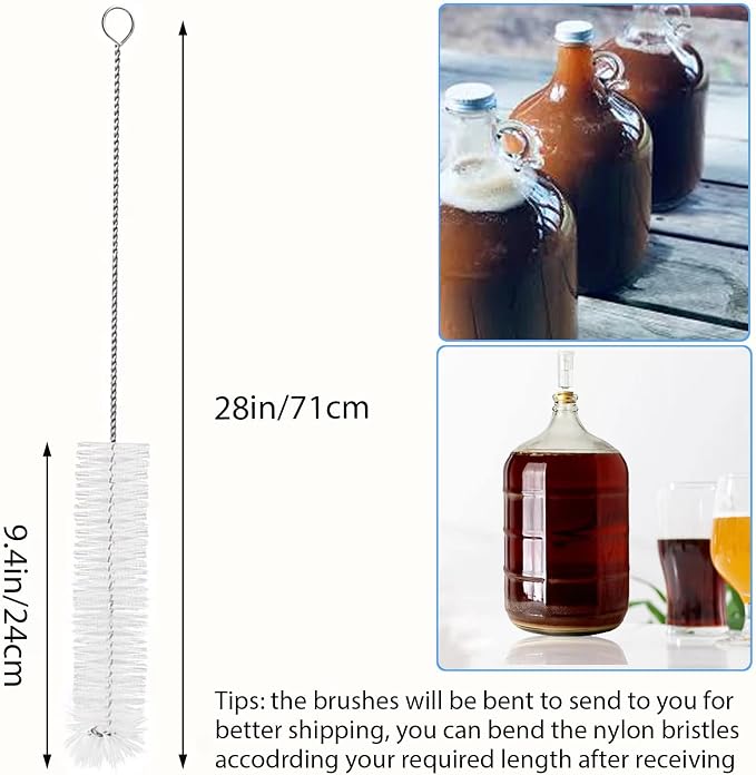 2 Pack 28inch Carboy Brush Carboy Cleaning Brush Carboy Bottle Brush Carboy - Image 2