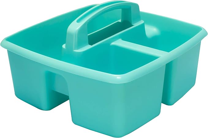 Storex 3-Compartment Small Caddy – Multipurpose Classroom Organizer - Image 3