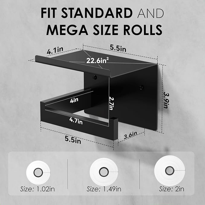 Auxmir Toilet Paper Holder - Image 2
