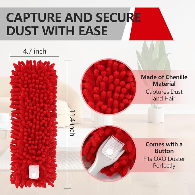 Reusable Microfiber Duster Refills Compatible - Image 2