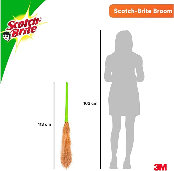 Scotch-Brite No-Dust Fiber Broom - Image 2