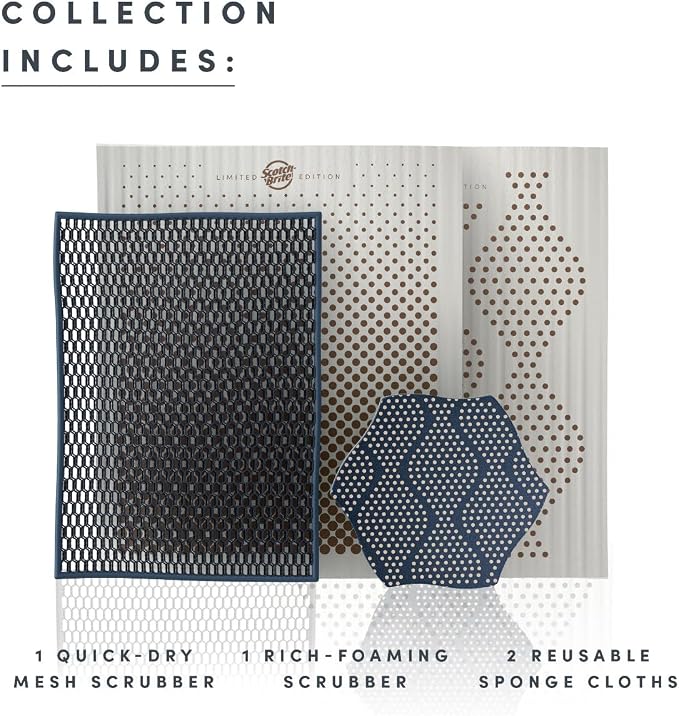 Brite by Scotch-Brite Limited Edition 4-Piece Scrub and Wipe Collection - Image 3