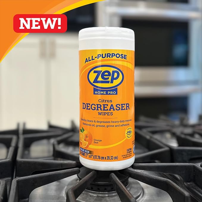 Zep Home Pro Citrus Degreaser Wipes 50 count- R59012 - Image 7