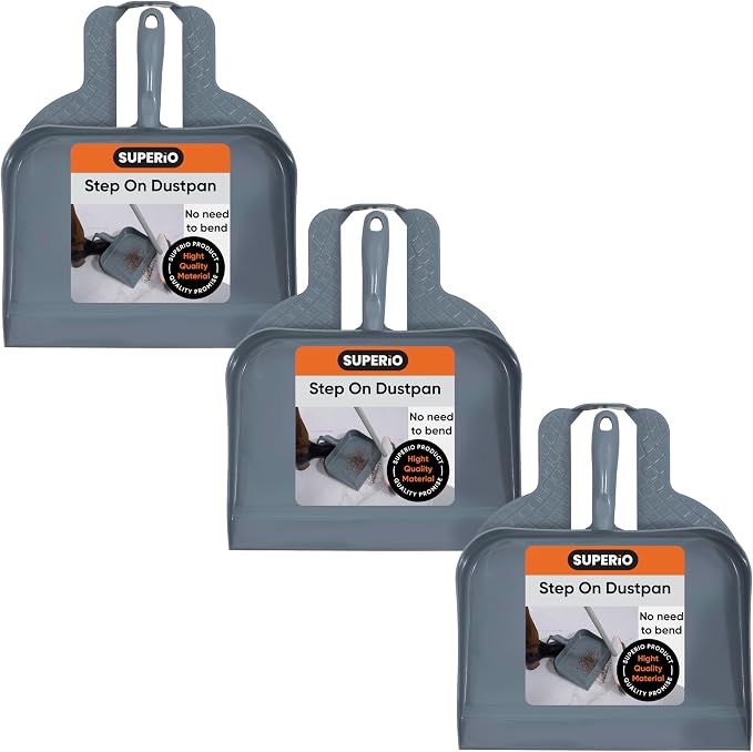Superio Heavy Duty Plastic Step-on Dustpan by Superio