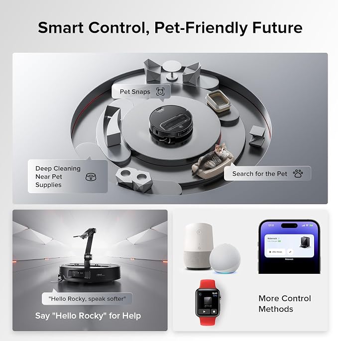 roborock Saros Z70 Robot Vacuum and Mop, OmniGrip Arm, AI-Powered, 000Pa Suction - Image 9