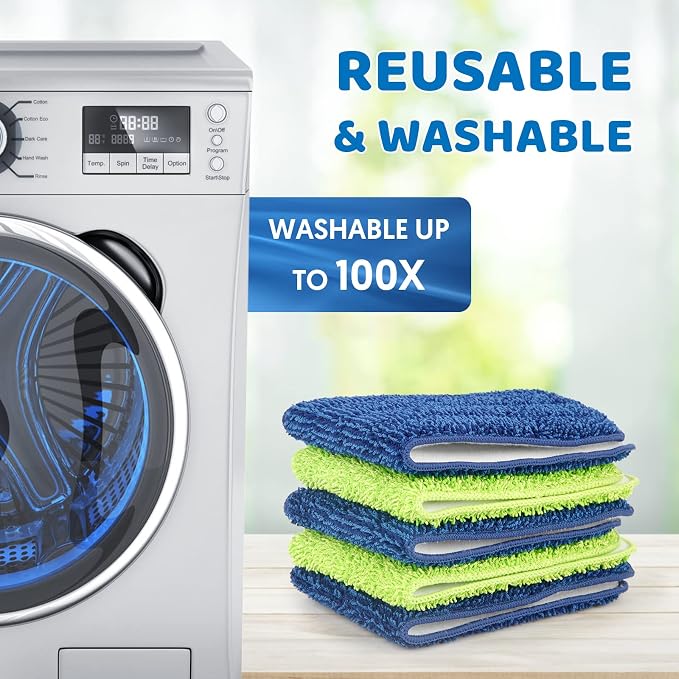 Spray Wet Mops with 5X Washable Pads Mops - Image 3