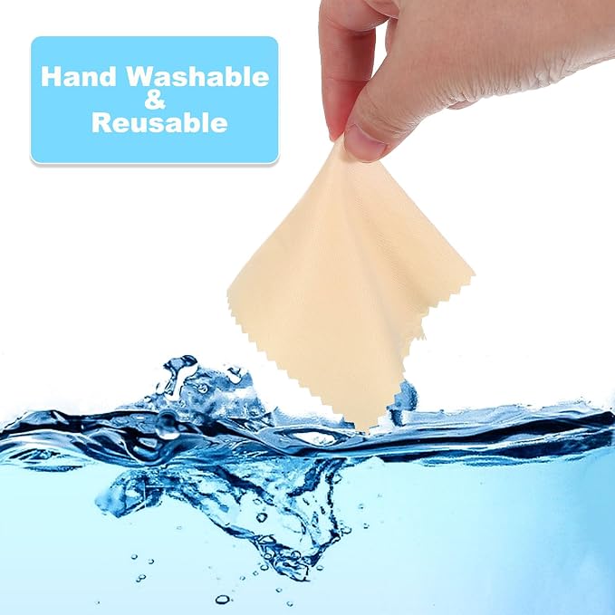 PATIKIL Eyeglass Microfiber Cleaning Cloth 7"x6", 50 Pack Glasses Cleaning - Image 6