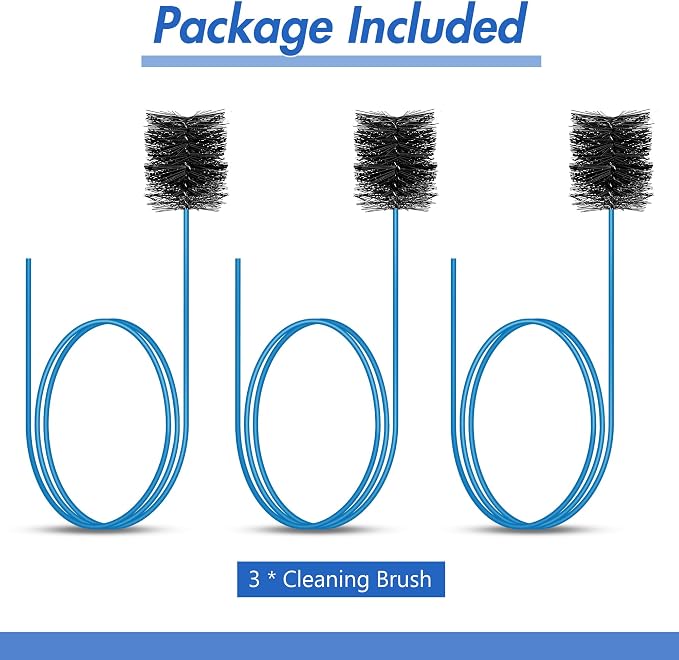 3 Pcs Condensate Trap Flexible Drain Brush, 48 Inch AC Drain Line Cleaning Brush - Image 6