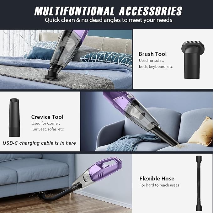 Handheld Vacuum Cordless – Car Vac Portable - Image 2
