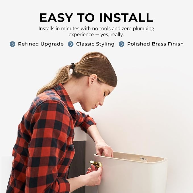 Qualihome Gold Toilet Handle - Image 6