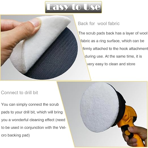 10 Pack 5" 2000 Grit Non-Scratch Polishing Pad Hook & Loop Discs, Non-Abrasive - Image 3