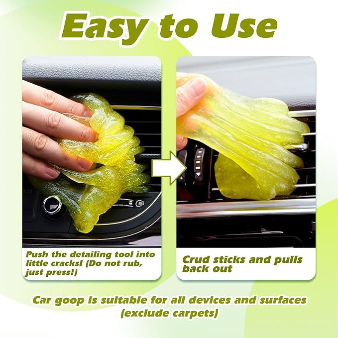 x xotic tech Car Cleaning Gel for Car Detailing Putty Interior Cleaner Slime - Image 4