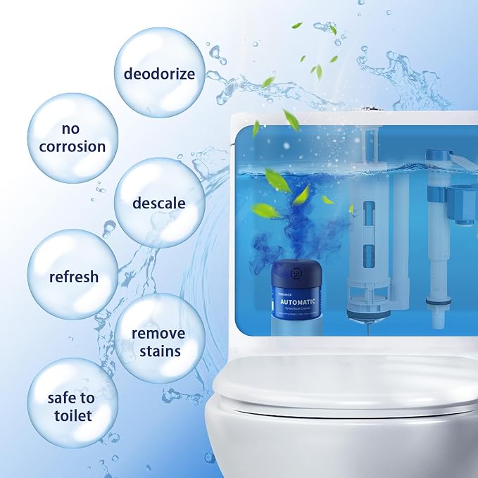 Toilet Bowl Cleaner, Automatic Long Lasting Continuous Toilet Bowl Cleaners - Image 4