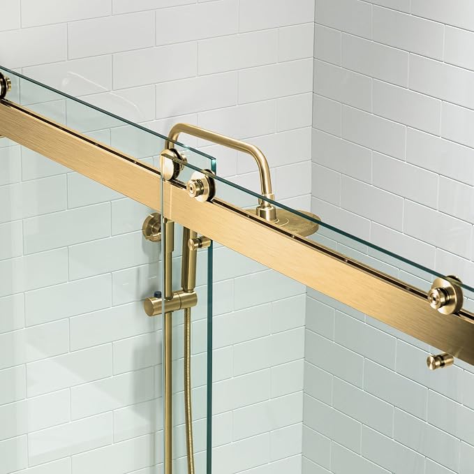 Woodbridge Frameless Shower Doors 56-60" Width x 76" Height - Image 3