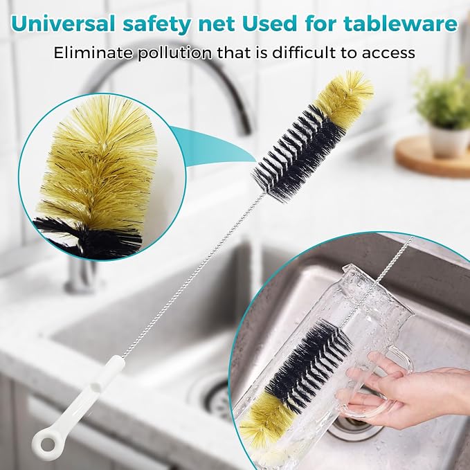 12 Pack Glass Tube Pipe Cleaner Brush Set, - Image 3