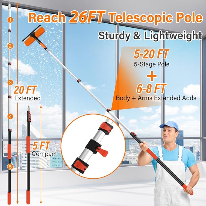 26FT High Reach Duster Cleaning Kit - Image 2