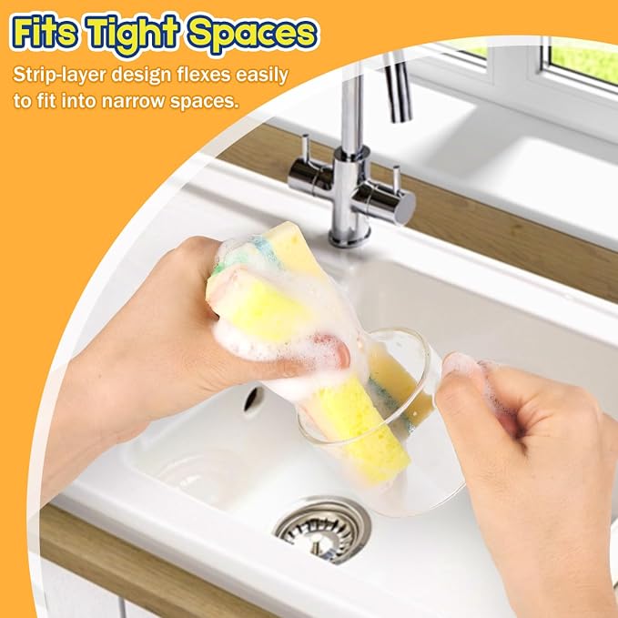 4 Pack Scrub Sponge - Image 6