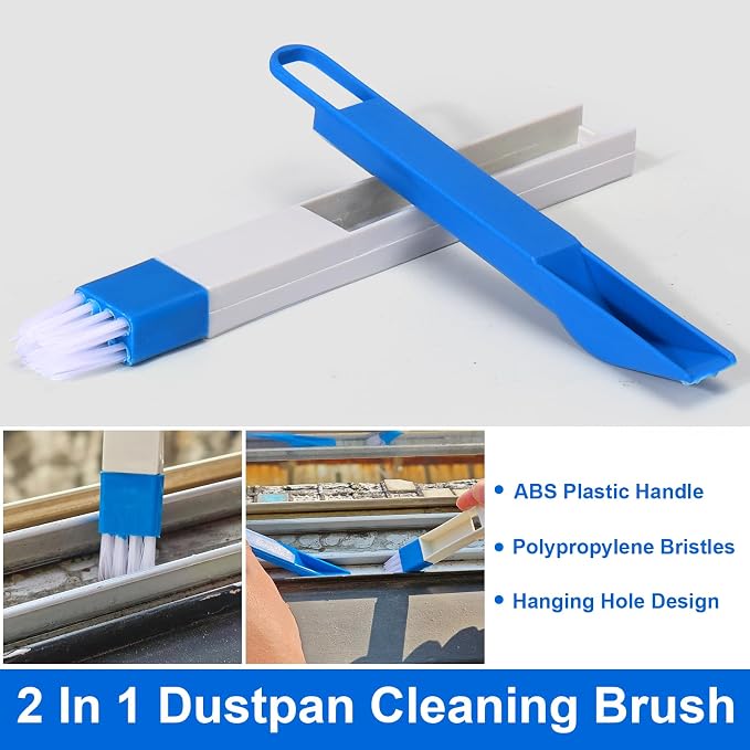 XANGNIER Window Sill Cleaner Tool, Sliding Door Track Cleaner, Groove Crevice - Image 4