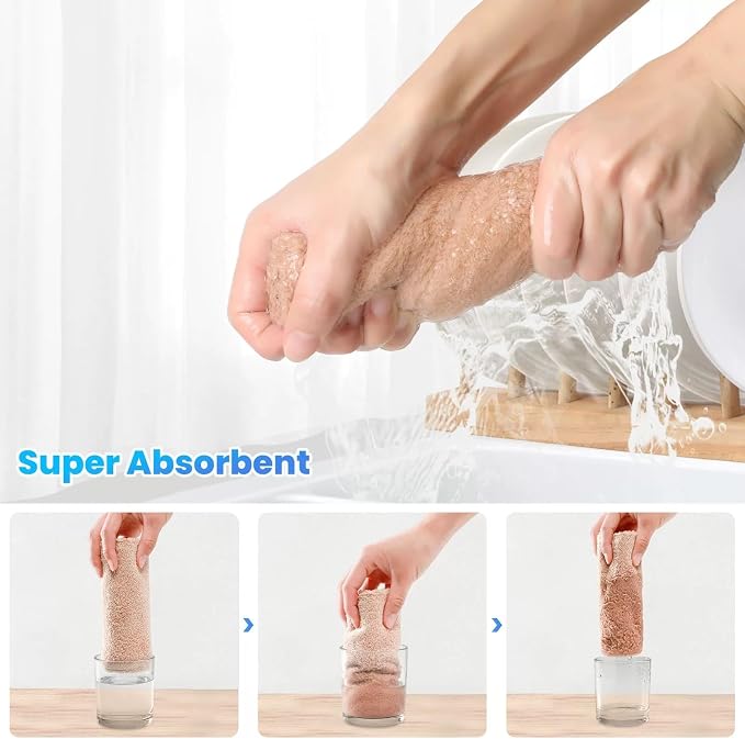 12 Pack Cleaning Cloth, Ultra Soft Absorbent Quick Drying Microfiber Cleaning - Image 3