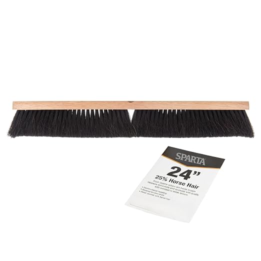 SPARTA Flo-Pac Horsehair Floor Sweep, Floor Brush by SPARTA