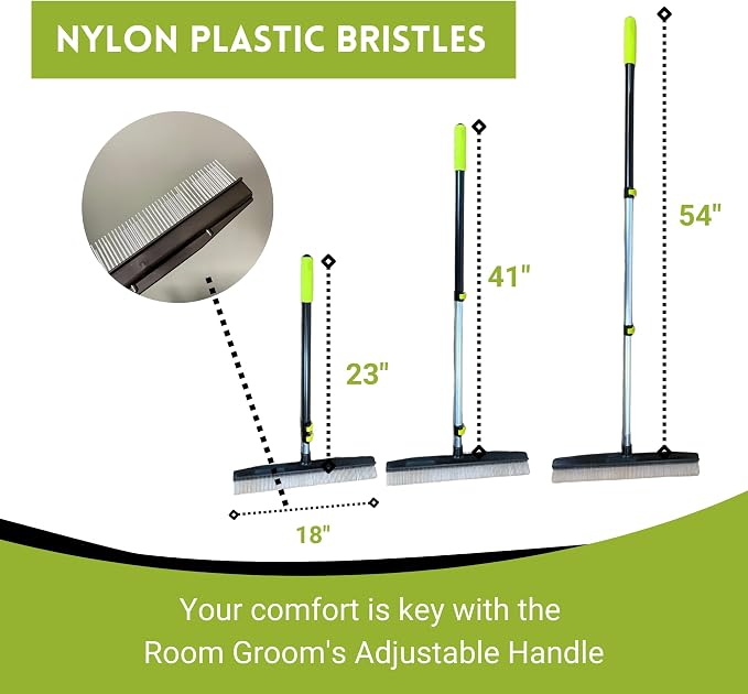 Room Groom Carpet Rake and Groomer - Image 3